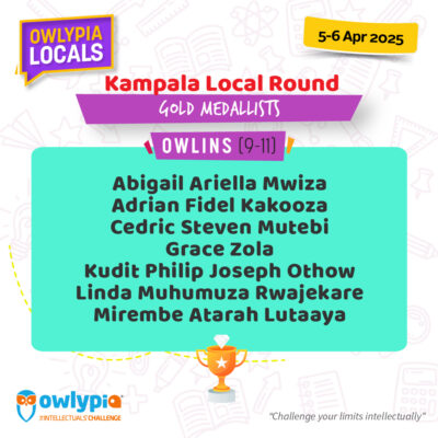Owlypia competition results showing student achievements and awards ceremony
