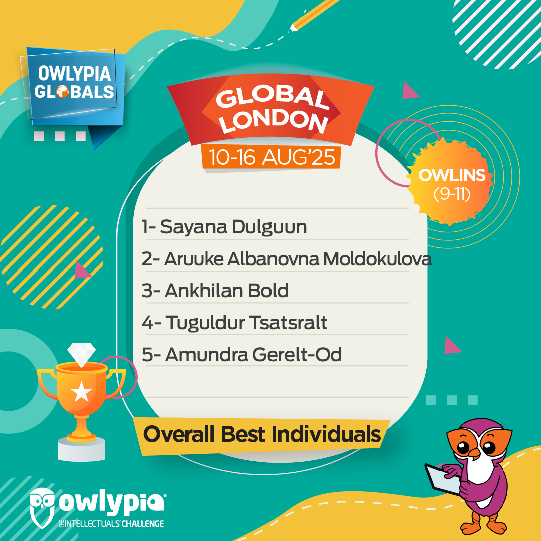 Owlypia competition results showing student achievements and awards ceremony