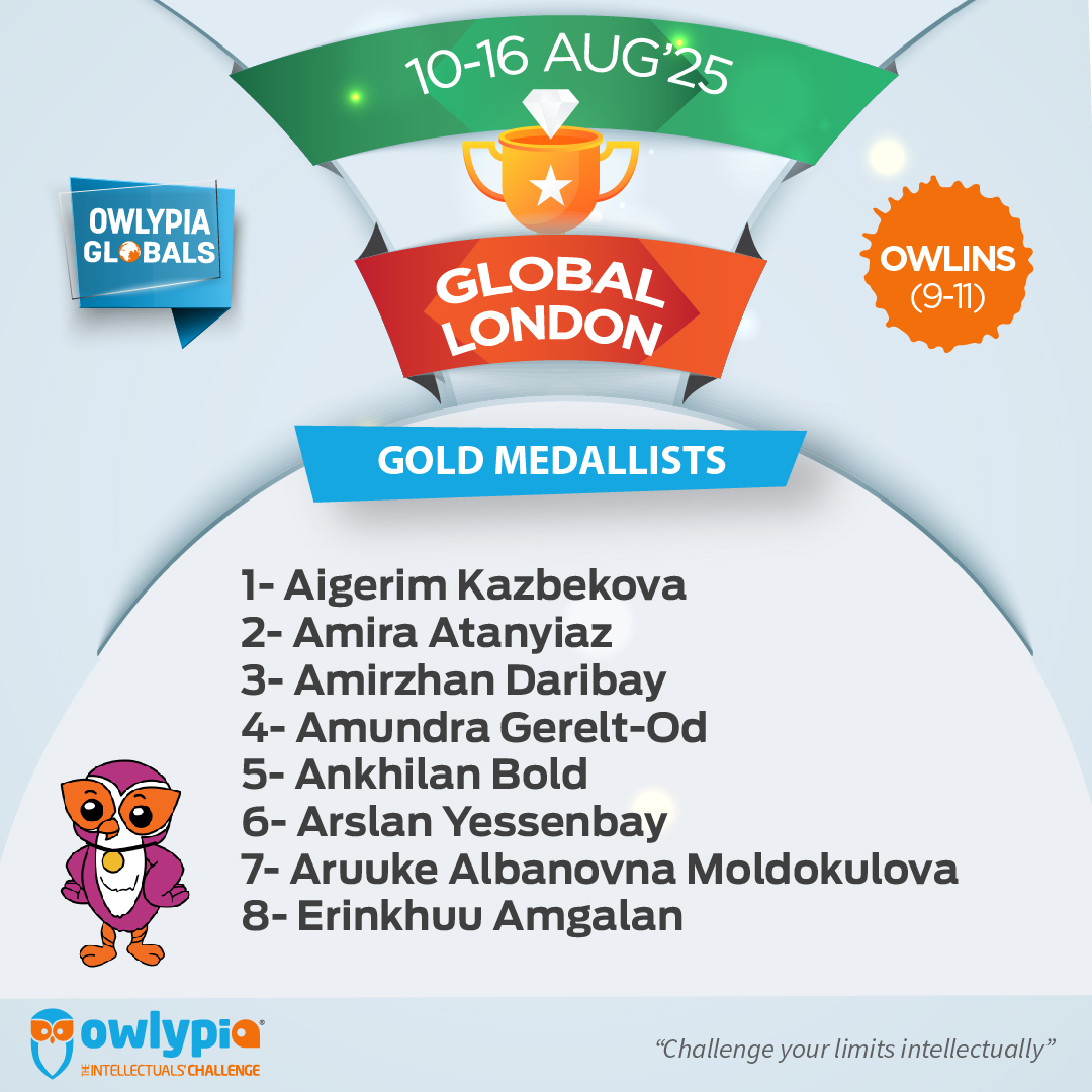 Owlypia competition results showing student achievements and awards ceremony