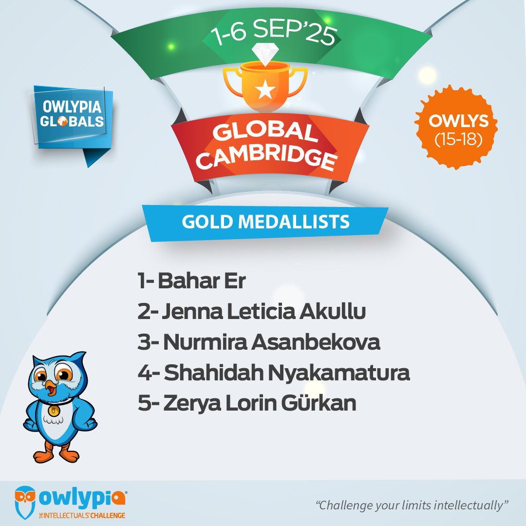 Owlypia competition results showing student achievements and awards ceremony