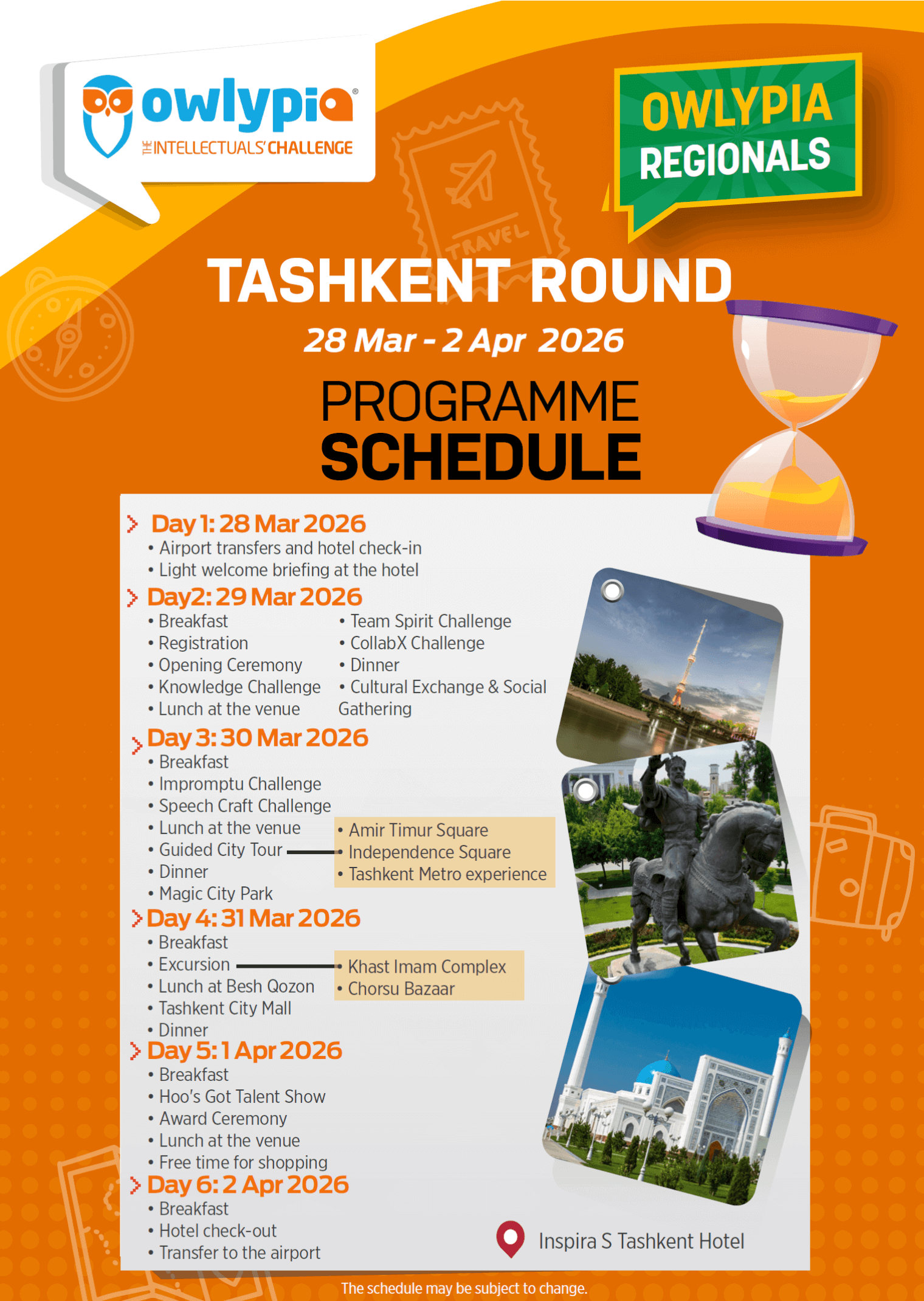Program Schedule
